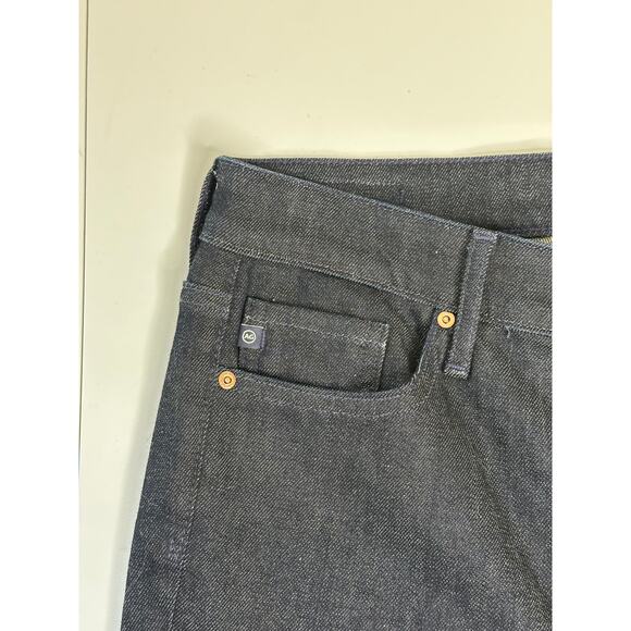 AG Adriano Goldschmied NWT Dark Blue Flare Jeans Mid Rise Bohemian Indie 27 - Picture 6 of 11